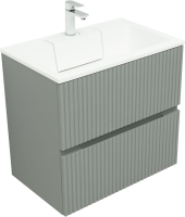 Тумба под раковину без столешницы Aquanet Джейн 70 подвесная, мисти грин