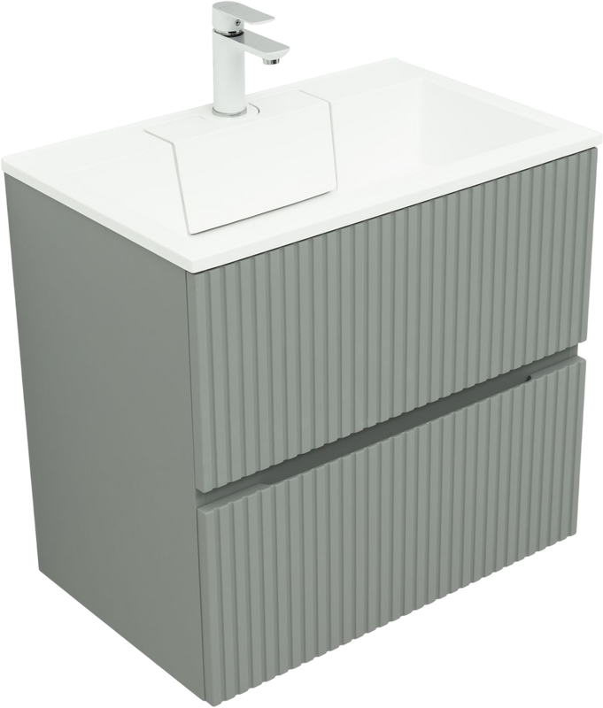 Тумба под раковину без столешницы Aquanet Джейн 70 подвесная, мисти грин