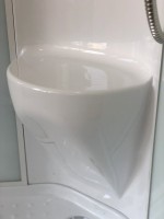 Душевая кабина Royal Bath HP RB 8120HP6-WT-L с низким поддоном, с сиденьем