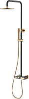 Душевая стойка Boheme Stick 128-BG black diamond gold