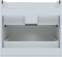 Тумба под раковину без столешницы Aquanet Терра 70 подвесная, белая матовая