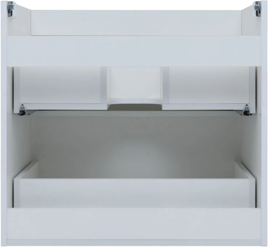 Тумба под раковину без столешницы Aquanet Терра 70 подвесная, белая матовая