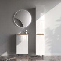 Тумба с раковиной AM.PM X-Joy 45, напольная, белый глянец