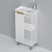 Тумба с раковиной AM.PM X-Joy 45, напольная, белый глянец