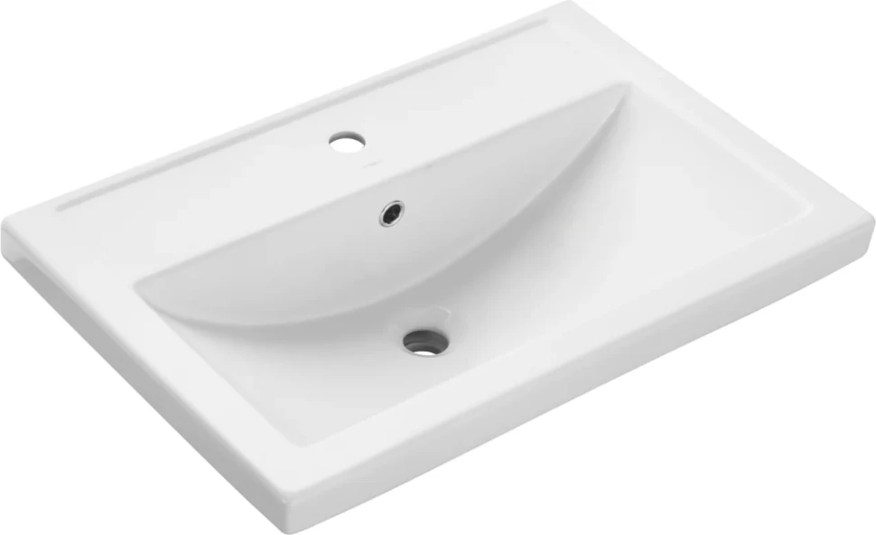 Тумба с раковиной СаНта Омега 70 напольная, 3 ящика