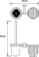 Набор Ершик Wasserkraft Lippe K-6535 + Держатель K-6596
