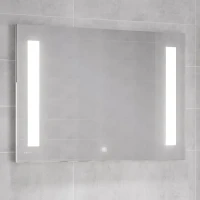 Зеркало Cersanit LED 020  base 80, с подсветкой, сенсор на зеркале