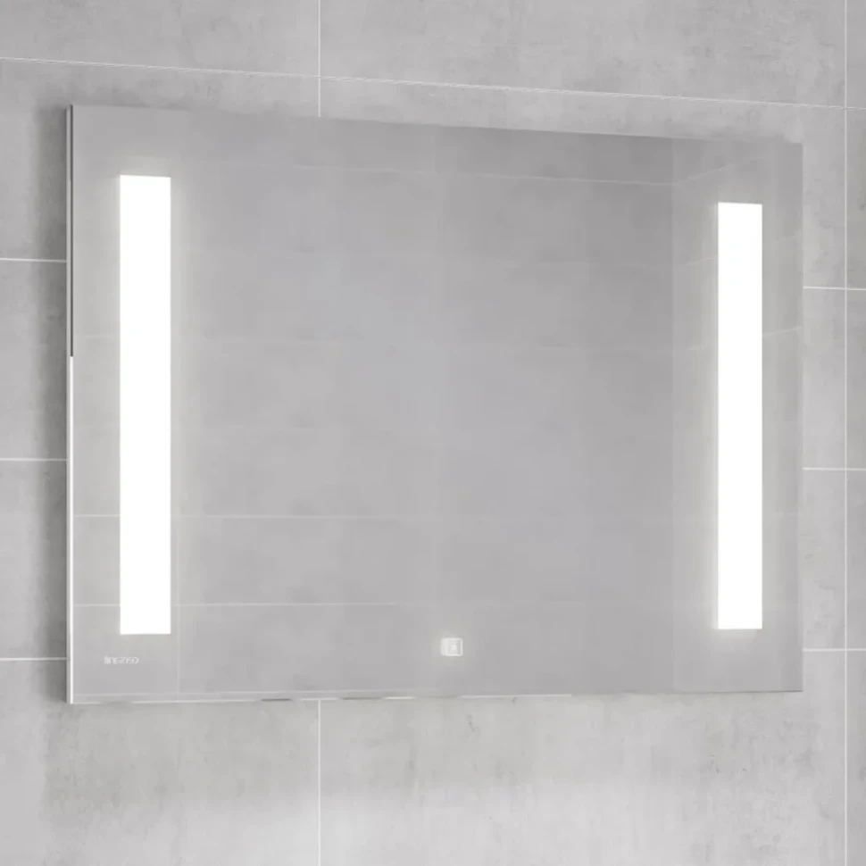 Зеркало Cersanit LED 020  base 80, с подсветкой, сенсор на зеркале
