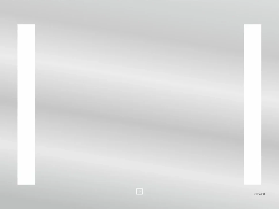 Зеркало Cersanit LED 020  base 80, с подсветкой, сенсор на зеркале
