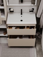 Тумба напольная SanStar Riana 80 Без раковины для ванной комнаты, cappuccino Тумба напольная SanStar Riana 80 Без раковины для ванной комнаты, cappuccino