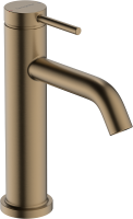 Смеситель для раковины Hansgrohe Tecturis S 110 73310140 шлифованная бронза