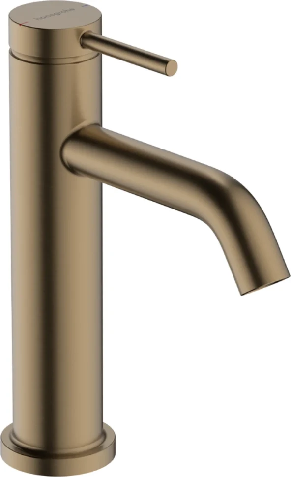 Смеситель для раковины Hansgrohe Tecturis S 110 73310140 шлифованная бронза