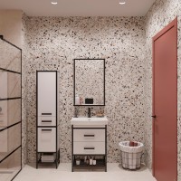 Тумба с раковиной Sanflor Норд 60 с раковиной Strim 60 Тумба с раковиной Sanflor Норд 60 с раковиной Strim 60