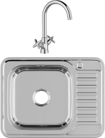Комплект Мойка IDDIS Basic + Смеситель Acros ACRSB00i05 хром