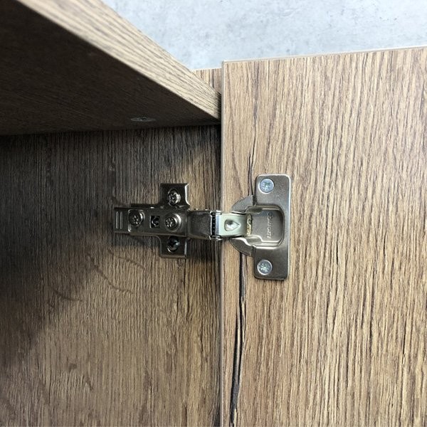 Шкаф-пенал для ванной Comforty Марио 40 напольный, темный дуб