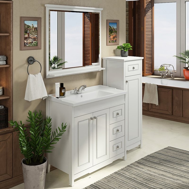 Тумба Comforty Тбилиси 40 белый глянец