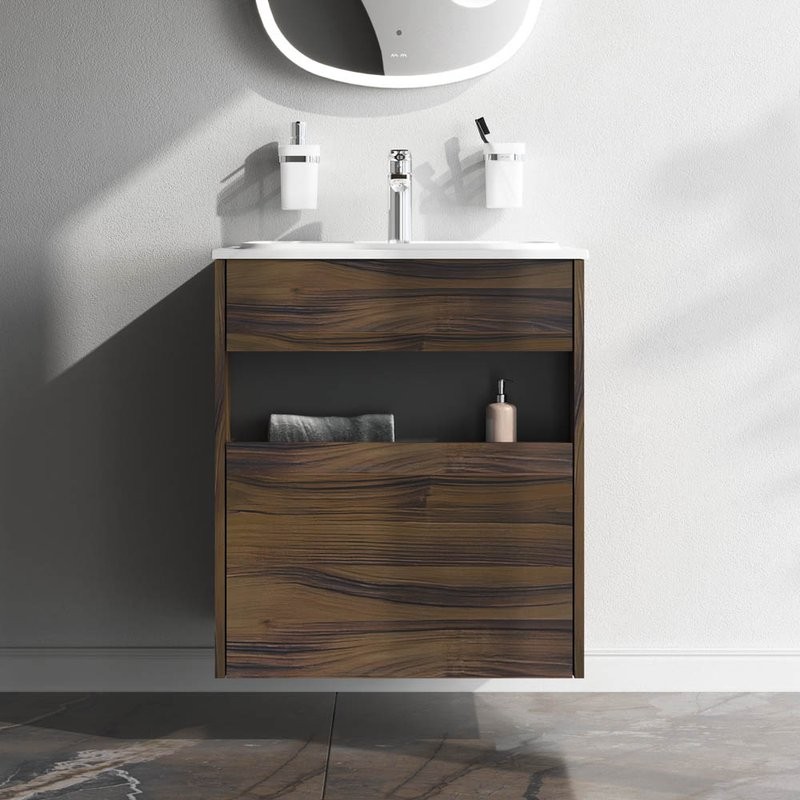 Тумба с раковиной AM.PM Func 60 дуб крафт