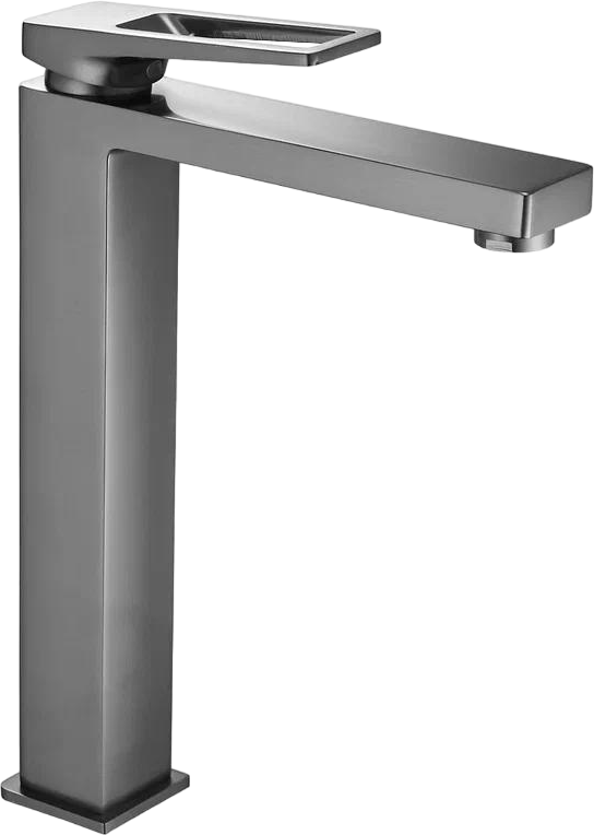 Смеситель для раковины Shevanik S6811T оружейная сталь