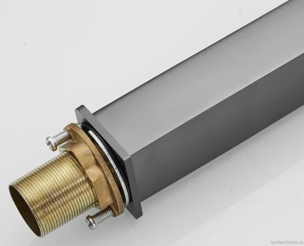 Смеситель для раковины Shevanik S6811T оружейная сталь
