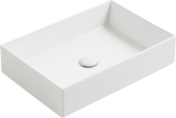 Накладная раковина Simas Agile AG60 bi matt белая матовая