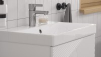 Тумба с раковиной Velvex Edge 60.1Y подвесная, белая