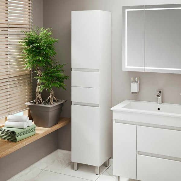 Шкаф пенал для ванной Emmy Джерси 35 L