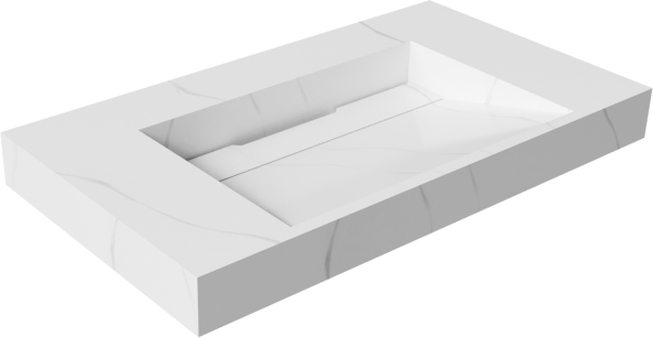 Раковина Armadi Art Flat Calacatta 80