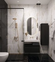 Раковина Armadi Art Flat Calacatta 80