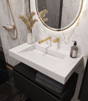 Раковина Armadi Art Flat Calacatta 80