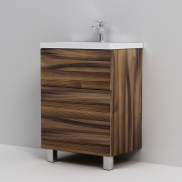Тумба с раковиной AM.PM Gem 60 напольная, орех