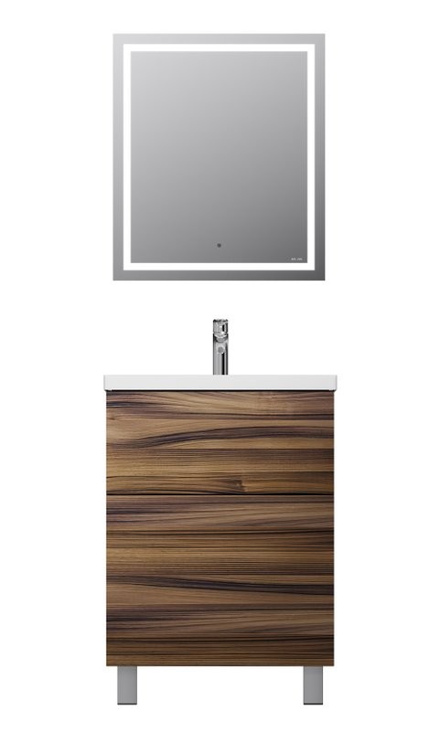 Тумба с раковиной AM.PM Gem 60 напольная, орех