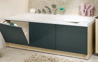 Акриловая ванна Cersanit Smart R 170x80 см, правая, пристенная, белая, на ножках