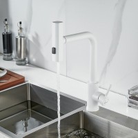 Смеситель для кухни Shevanik S263C белый