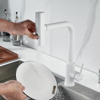 Смеситель для кухни Shevanik S263C белый