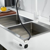 Смеситель для кухни Shevanik S263C белый