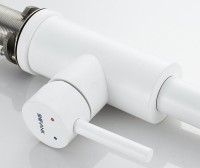 Смеситель для кухни Shevanik S263C белый