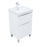 Тумба под раковину Aquanet Алвита New 50 напольная, белый матовый