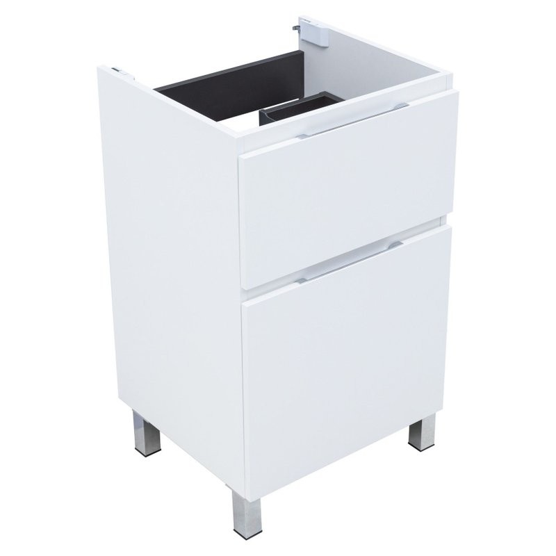 Тумба под раковину Aquanet Алвита New 50 напольная, белый матовый