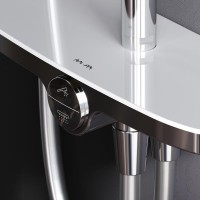Душевой комплект Смеситель AM.PM X-Joy F85A10000 + Стойка Like F0780200