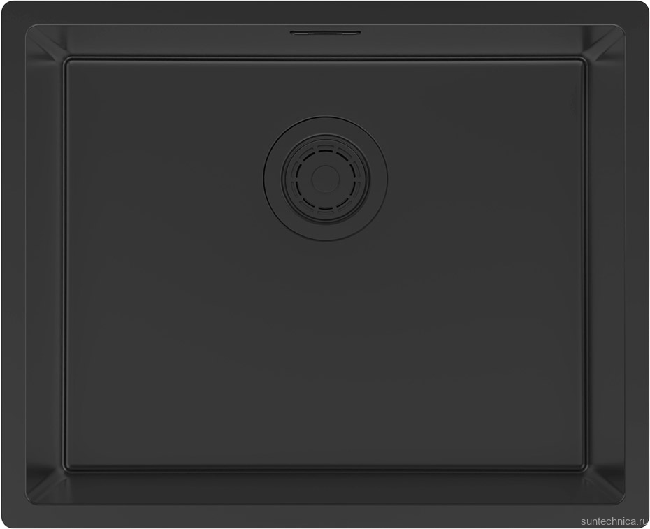 Комплект Мойка Paulmark Lassan LA54-MBN черный матовый + Измельчитель Intenso