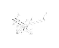 Держатель для полотенец Abber Osten 316 AA1854BG светлое брашированное золото