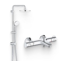 Душевой комплект Термостат Grohe Grohtherm 800 34567000 + Стойка New Tempesta 27389002