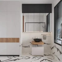 Мебель для ванной комнаты VitrA Ольборг 60: столешница 60, без отверстий, дуб французский + тумба 60