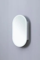 Шкаф с зеркалом в ванную с подсветкой Aquanet Монте 50 белый, с LED подсветкой Шкаф с зеркалом в ванную с подсветкой Aquanet Монте 50 белый, с LED подсветкой