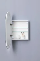 Шкаф с зеркалом в ванную с подсветкой Aquanet Монте 50 белый, с LED подсветкой Шкаф с зеркалом в ванную с подсветкой Aquanet Монте 50 белый, с LED подсветкой