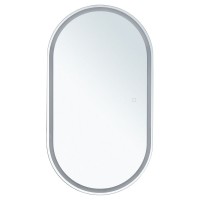 Шкаф с зеркалом в ванную с подсветкой Aquanet Монте 50 белый, с LED подсветкой