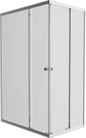 Душевой уголок DIWO Углич 120х80 профиль хром глянец