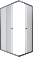 Душевой уголок DIWO Углич 120х80 профиль хром глянец
