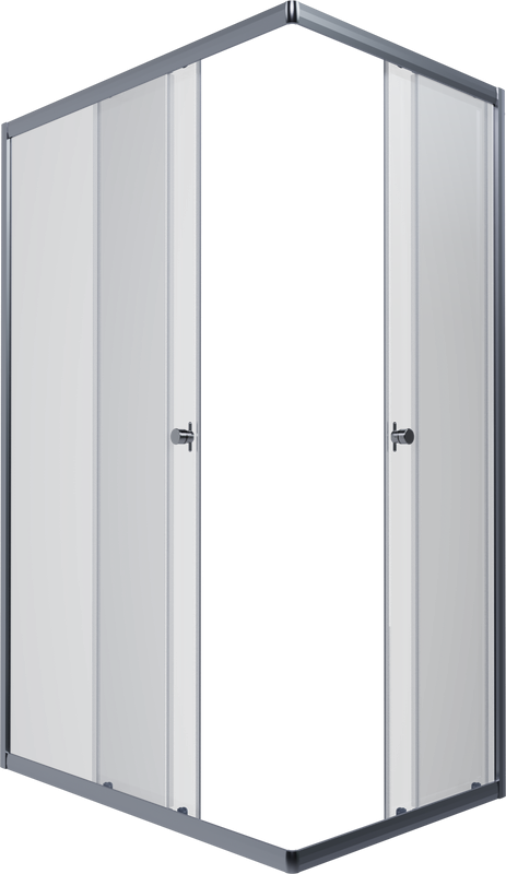 Душевой уголок DIWO Углич 120х80 профиль хром глянец