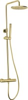 Душевая стойка AltroBagno Metropoli 030425 OrSp матовое золото Душевая стойка AltroBagno Metropoli 030425 OrSp матовое золото